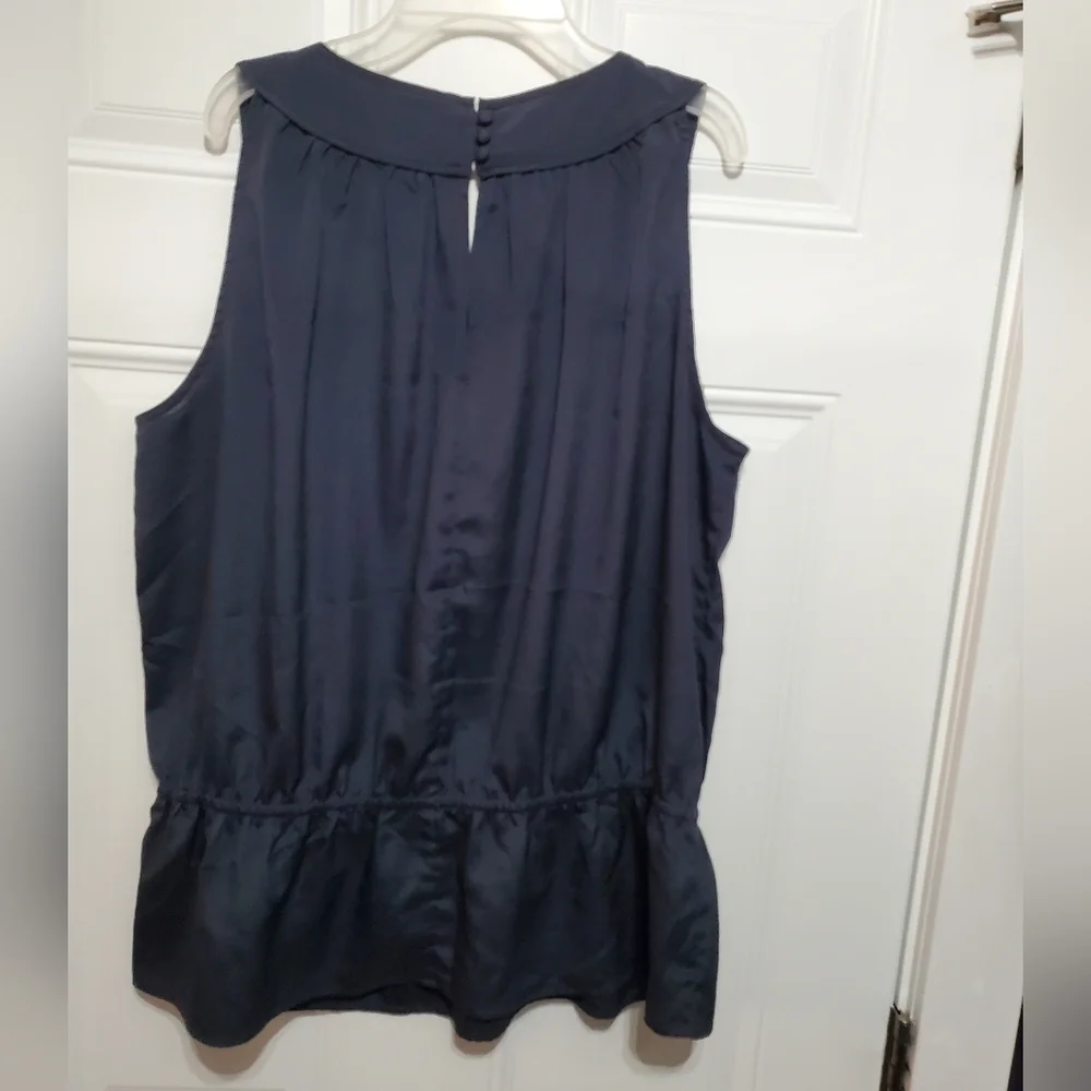 Michael Kors Black Sleeveless  Peplum Top size 1X
